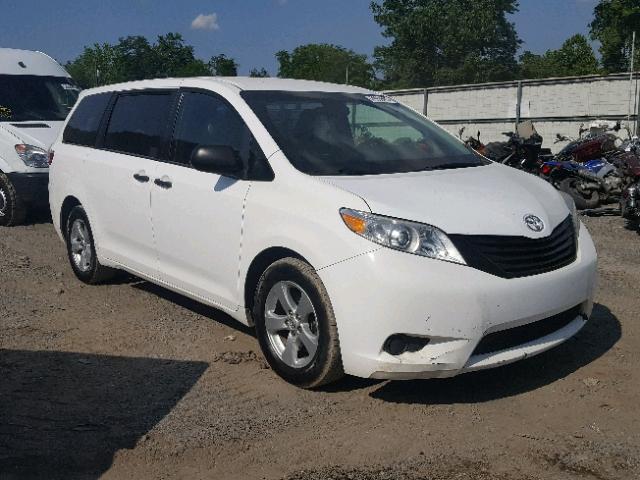 5TDZK3DC5FS527626 - 2015 TOYOTA SIENNA BAS WHITE photo 1