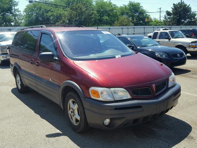 1GMDX03EX1D338970 - 2001 PONTIAC MONTANA BURGUNDY photo 1