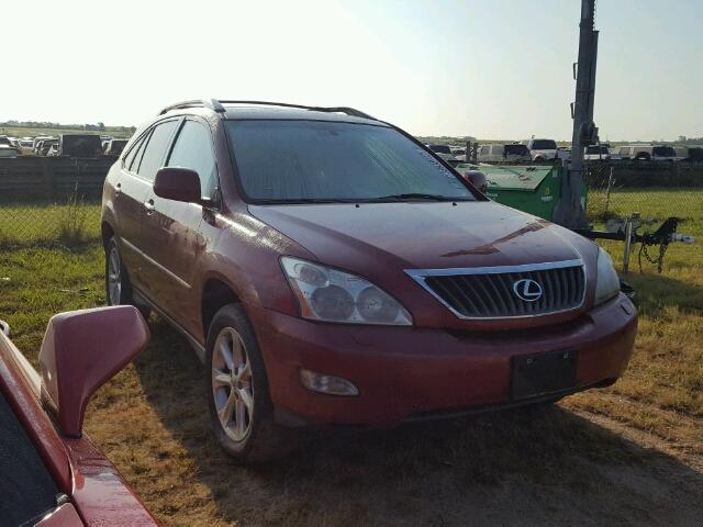 2T2GK31U79C074106 - 2009 LEXUS RX RED photo 1