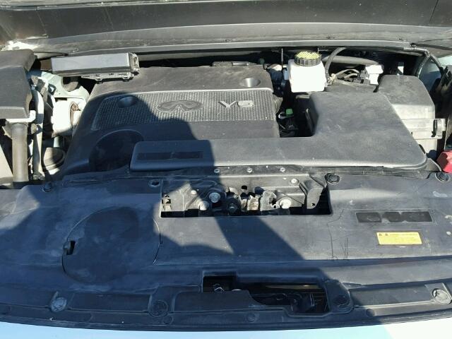 5N1AL0MN3DC332564 - 2013 INFINITI JX35 BASE TEAL photo 7