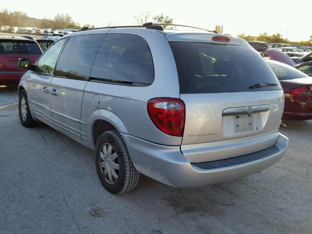 2C8GP54L84R620956 - 2004 CHRYSLER TOWN & COU SILVER photo 3