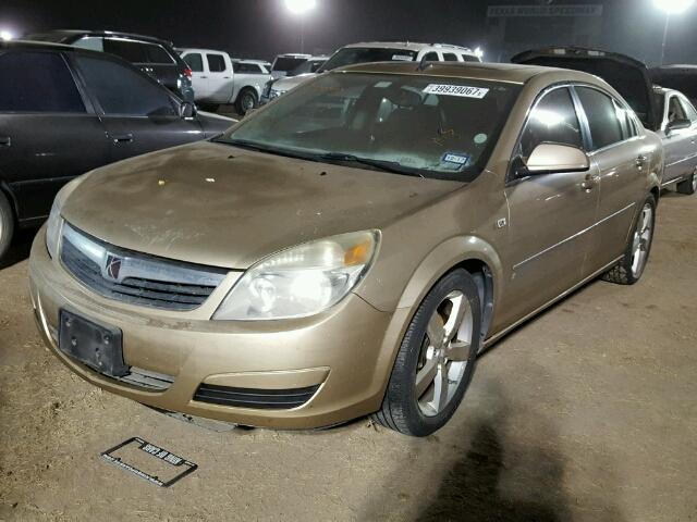 1G8ZS57N97F293219 - 2007 SATURN AURA XE GOLD photo 2