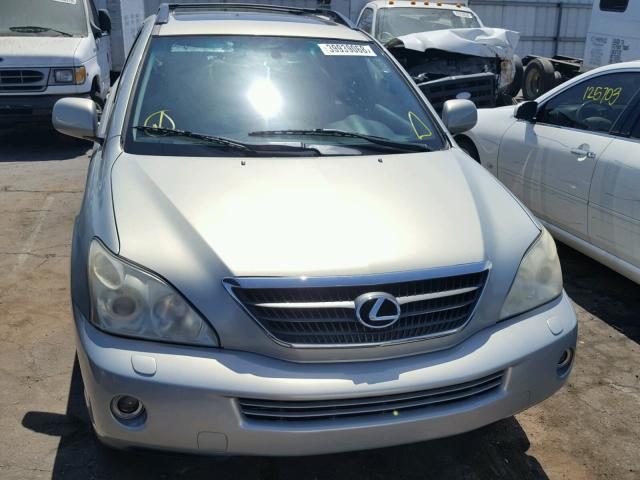 JTJGW31U960001511 - 2006 LEXUS RX 400 BLUE photo 9