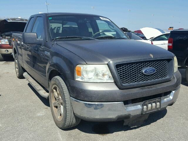 1FTPX12575FA83410 - 2005 FORD F150 GRAY photo 1