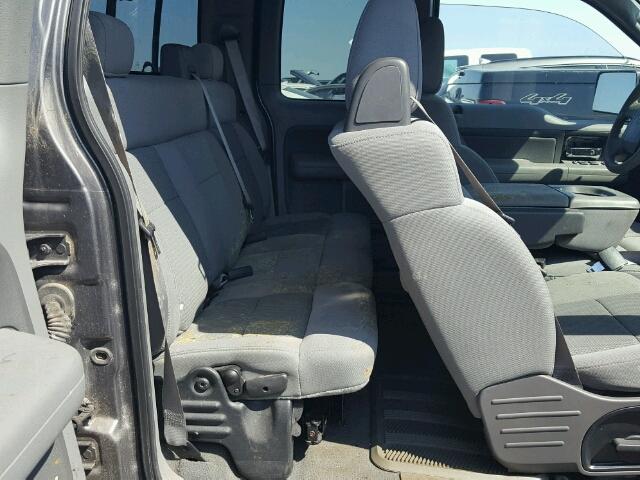 1FTPX12575FA83410 - 2005 FORD F150 GRAY photo 6