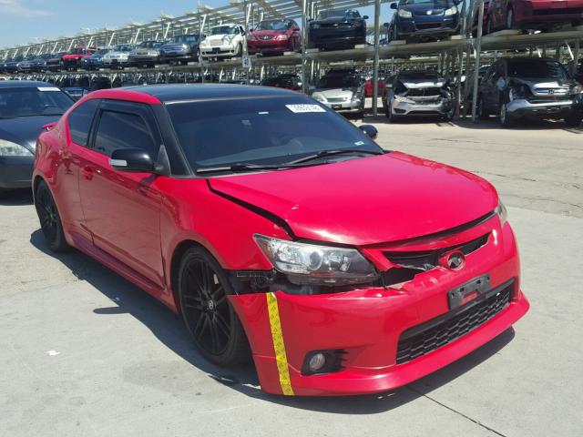 JTKJF5C79D3051261 - 2013 TOYOTA SCION TC RED photo 1