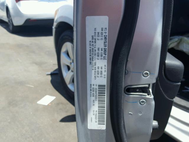 1B3CB4HA7AD635515 - 2010 DODGE CALIBER SX SILVER photo 10