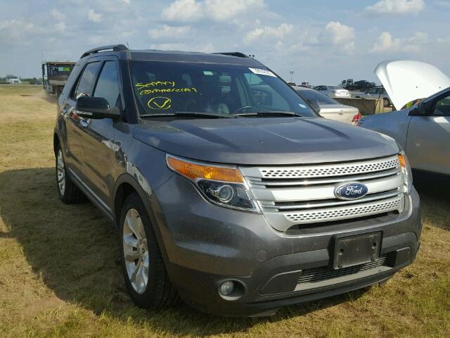 1FM5K7D88EGA89190 - 2014 FORD EXPLORER X GRAY photo 1