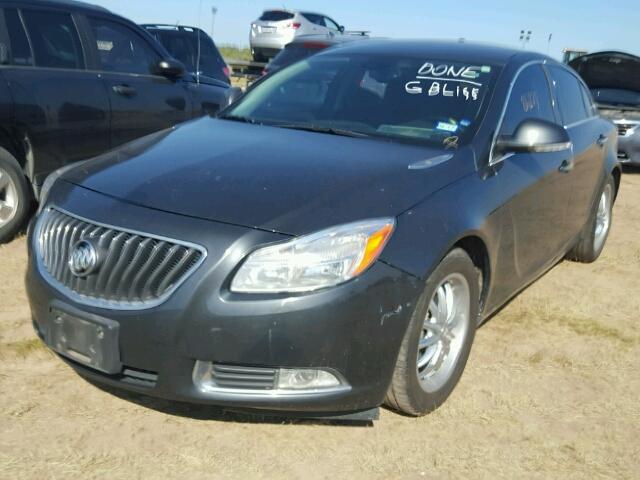 2G4GS5ER5D9225664 - 2013 BUICK REGAL PREM BLACK photo 2