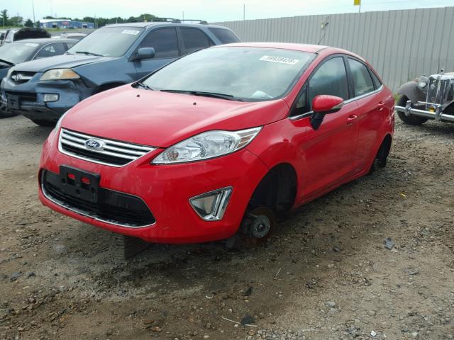 3FADP4CJ2DM215090 - 2013 FORD FIESTA TIT RED photo 2