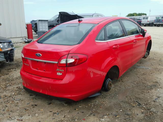 3FADP4CJ2DM215090 - 2013 FORD FIESTA TIT RED photo 4