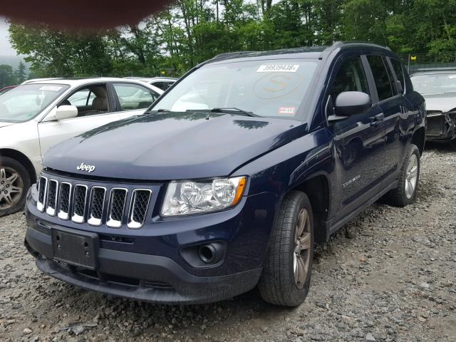 1C4NJDBB8DD212135 - 2013 JEEP COMPASS SP BLUE photo 2