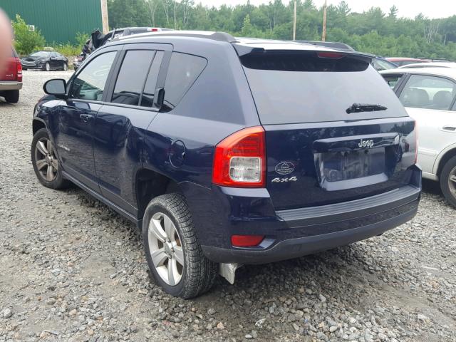 1C4NJDBB8DD212135 - 2013 JEEP COMPASS SP 蓝色 照片 3