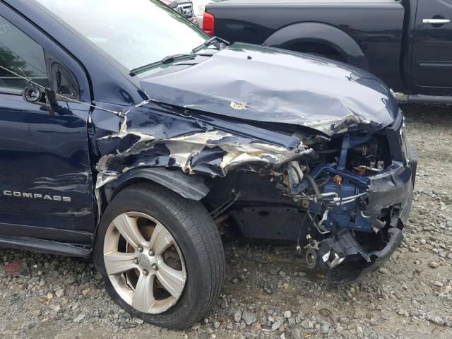 1C4NJDBB8DD212135 - 2013 JEEP COMPASS SP 蓝色 照片 9