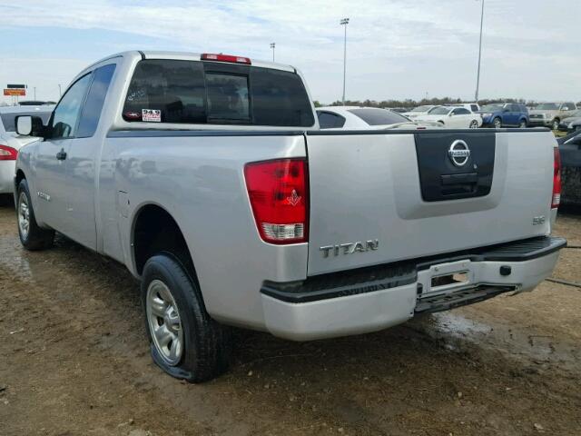 1N6BA06A76N566624 - 2006 NISSAN TITAN SILVER photo 3