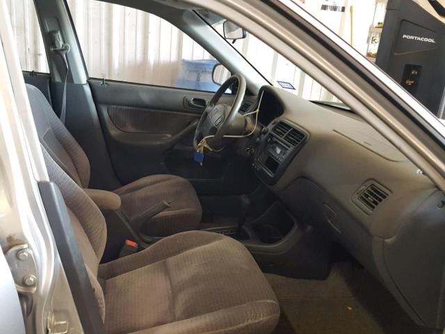 2HGEJ6619XH574481 - 1999 HONDA CIVIC BASE SILVER photo 5