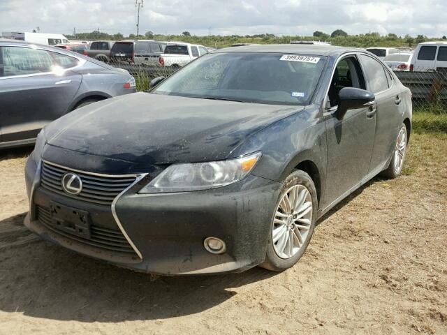 JTHBK1GG2F2163420 - 2015 LEXUS ES BLACK photo 2