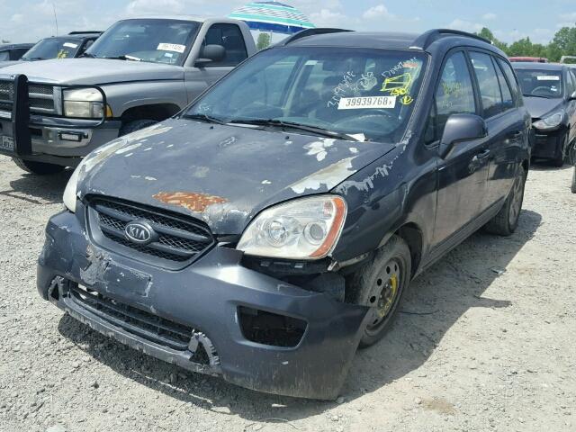 KNAFG526777110949 - 2007 KIA RONDO LX GRAY photo 2