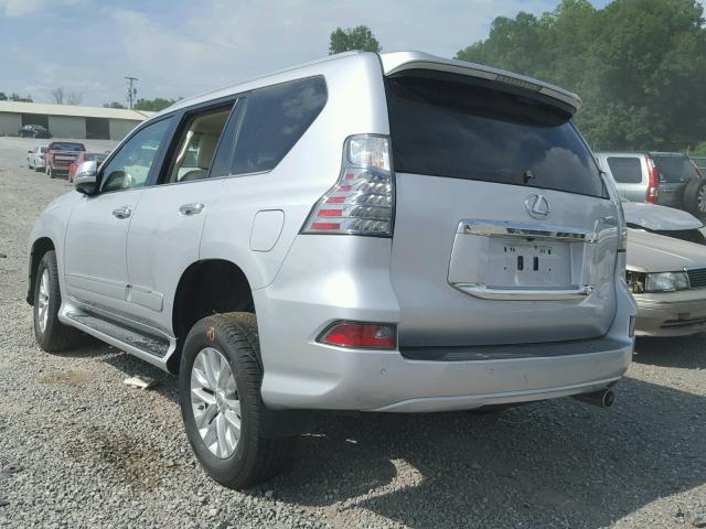 JTJBM7FX0F5116558 - 2015 LEXUS GX BASE SILVER photo 3