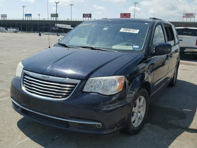 2A4RR5DGXBR675746 - 2011 CHRYSLER TOWN & COU BLUE photo 2