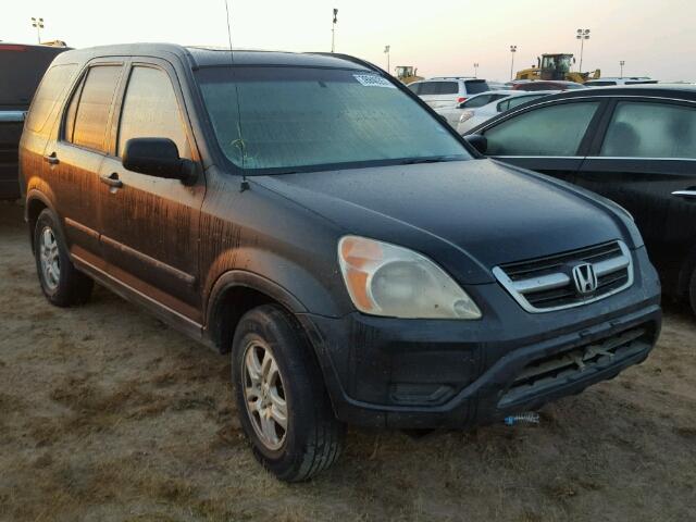 JHLRD78892C079123 - 2002 HONDA CR-V BLACK photo 1