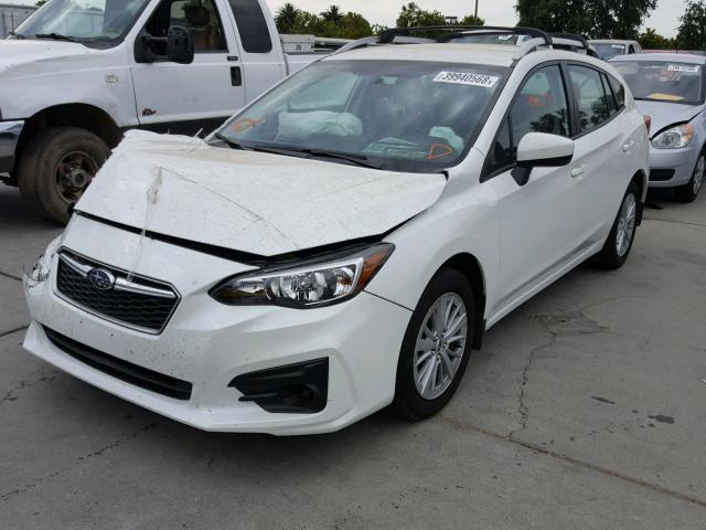 4S3GTAB66H3726887 - 2017 SUBARU IMPREZA PR WHITE photo 2