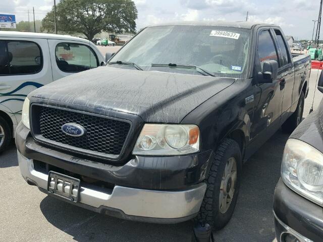 1FTPX12544NC63951 - 2004 FORD F150 BLACK photo 2