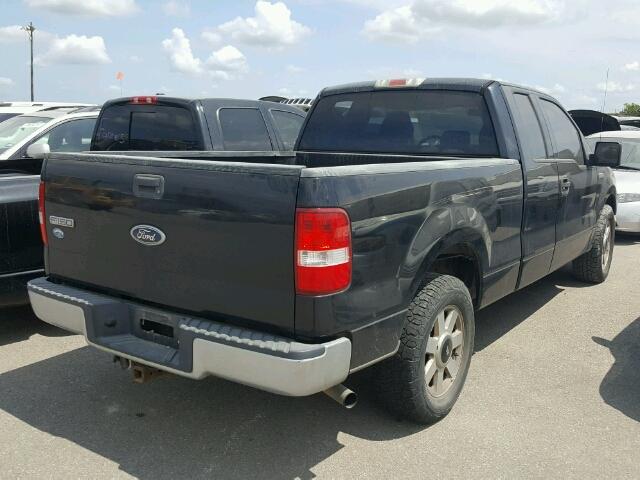 1FTPX12544NC63951 - 2004 FORD F150 BLACK photo 4