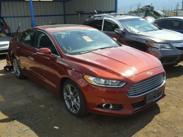 3FA6P0D93ER169716 - 2014 FORD FUSION TIT RED photo 1