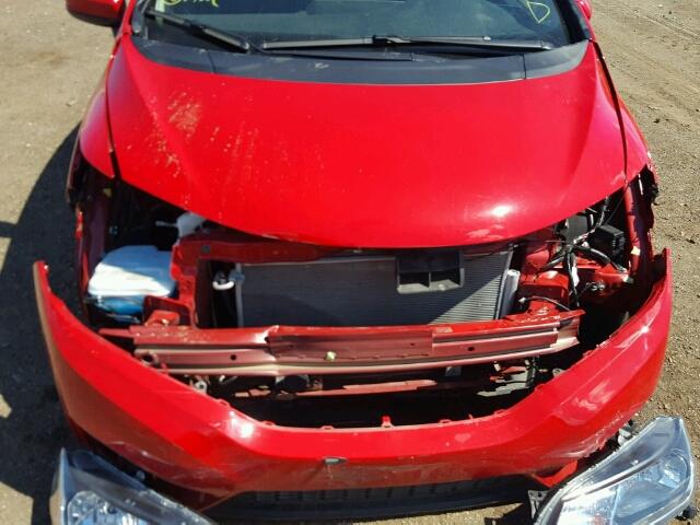 3HGGK5G59HM702822 - 2017 HONDA FIT LX RED photo 9