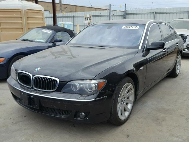 WBAHN83597DT75654 - 2007 BMW 750 BLACK photo 2