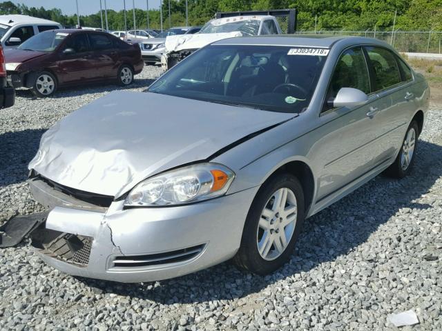 2G1WB5E33E1124840 - 2014 CHEVROLET IMPALA LIM GRAY photo 2