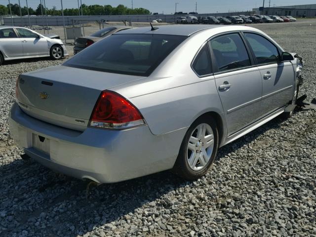 2G1WB5E33E1124840 - 2014 CHEVROLET IMPALA LIM GRAY photo 4