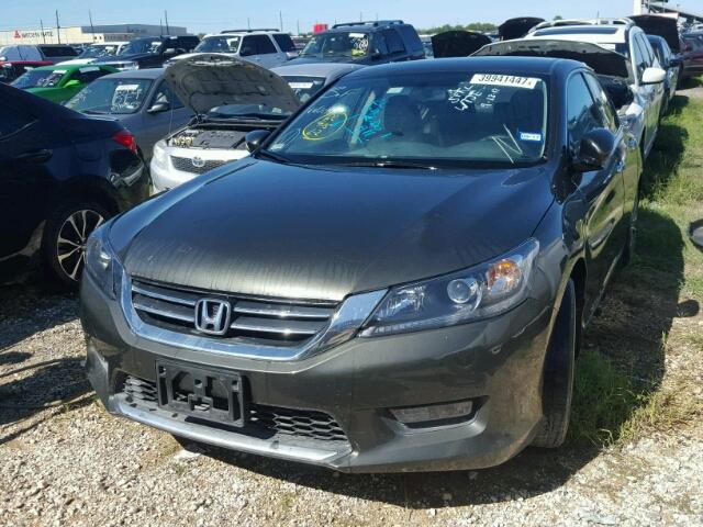 1HGCR2F53EA010672 - 2014 HONDA ACCORD BLACK photo 2