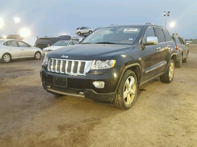 1C4RJECT2DC556533 - 2013 JEEP GRAND CHER BLACK photo 2