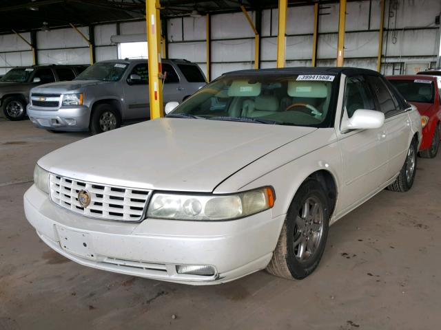 1G6KY5490XU941638 - 1999 CADILLAC SEVILLE ST WHITE photo 2