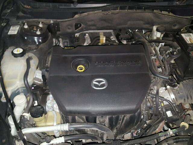 1YVHZ8CH3A5M14087 - 2010 MAZDA 6 I BLACK photo 7