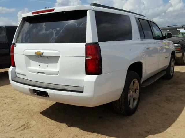 1GNSCHKC1HR167701 - 2017 CHEVROLET SUBURBAN C WHITE photo 4