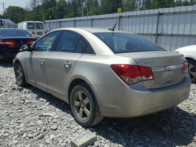 1G1PC5SB6E7335742 - 2014 CHEVROLET CRUZE LT TAN photo 3