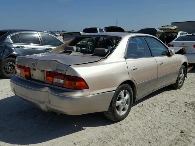 JT8BF28G5W5034725 - 1998 LEXUS ES 300 GOLD photo 4