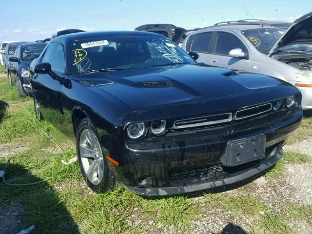 2C3CDZAG3GH221393 - 2016 DODGE CHALLENGER BLACK photo 1