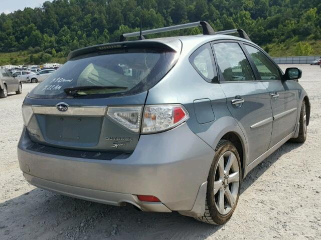 JF1GH636X9H813246 - 2009 SUBARU IMPREZA OU SILVER photo 4