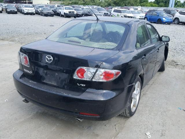 1YVHP80D965M40031 - 2006 MAZDA 6 S BLACK photo 4