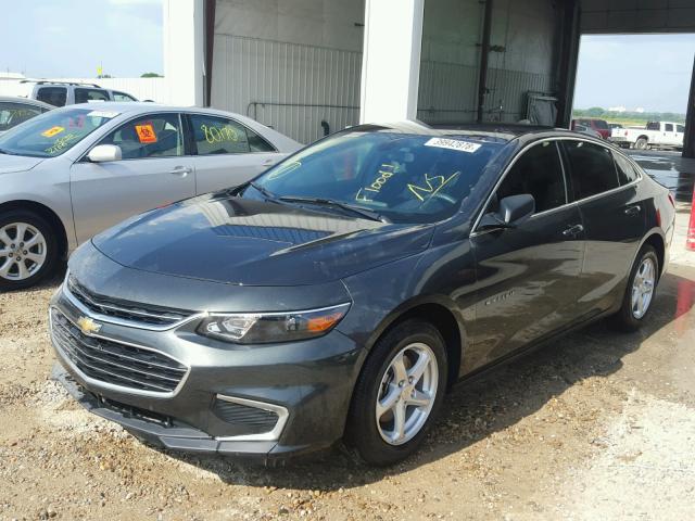 1G1ZB5ST4HF251806 - 2017 CHEVROLET MALIBU LS ნაცრისფერი ფოტო 2
