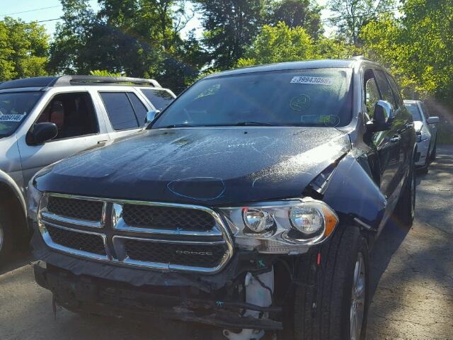 1D4RE4GG6BC599493 - 2011 DODGE DURANGO CR BLACK photo 2