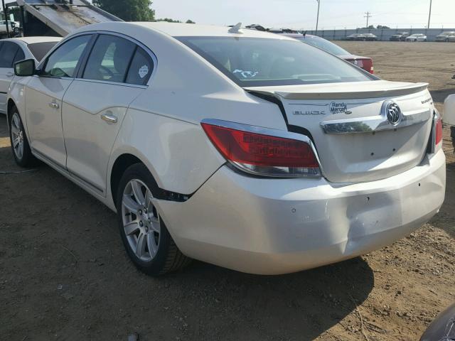 1G4GC5EC7BF277598 - 2011 BUICK LACROSSE C WHITE photo 3