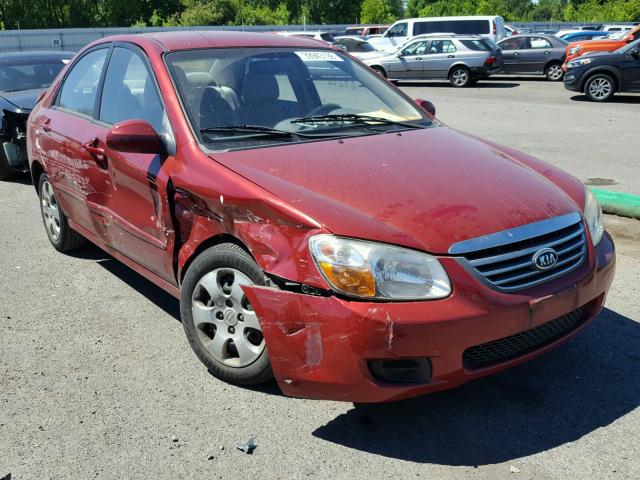 KNAFE121685527723 - 2008 KIA SPECTRA EX RED photo 1