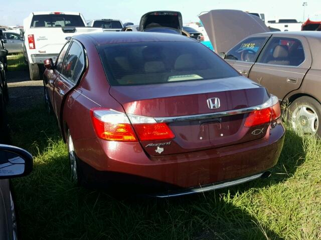 1HGCR2F70FA133882 - 2015 HONDA ACCORD RED photo 3