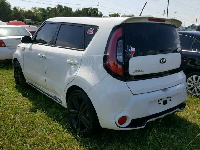 KNDJP3A59G7383837 - 2016 KIA SOUL + WHITE photo 3