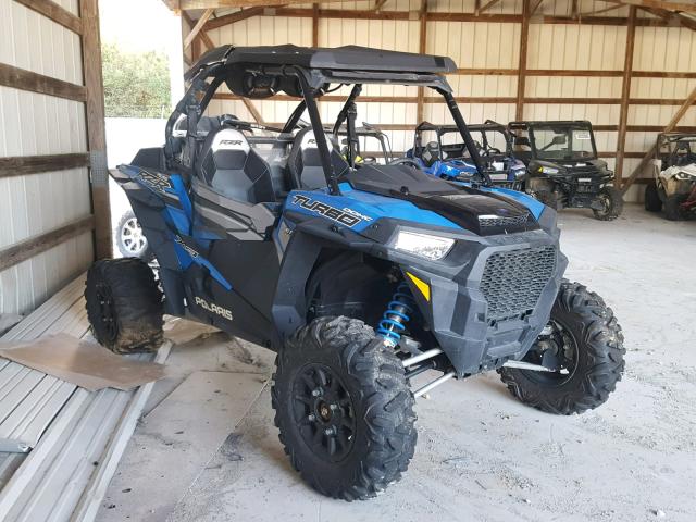 3NSVDE922JF405600 - 2018 POLARIS RZR XP TUR BLUE photo 1